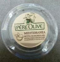 चीनी की मात्रा Mediterranea petits oignons et ail - olives vertes