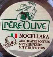 चीनी की मात्रा Père Olive Nocellara aux poivres
