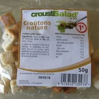 Sucre et nutriments contenus dans Croustisalad