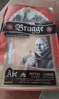 Sokerin määrä sisällä Brugge Fromage d'abbaye en tranches Corsé