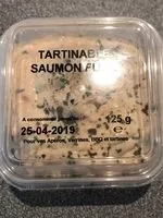 入っている砂糖の量 Tartinable saumon fumé