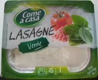含糖量 Come a Casa Lasagne Verde