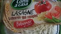含糖量 Lasagne blé complet
