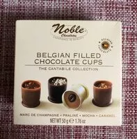 Suhkur ja toitained sees Noble chocolates