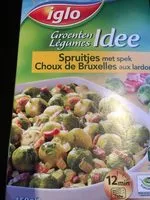 Quantité de sucre dans Iglo Field Fresh Spruitjes Met Spek