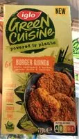 Zuckermenge drin Green cuisine - burger quinoa