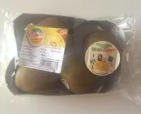 Amount of sugar in SunGold kiwifruit
