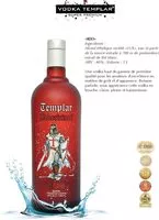 Sucre et nutriments contenus dans Vodka templar