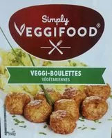 Sucre et nutriments contenus dans Simply veggifood