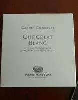 Quantité de sucre dans Chocolat blanc