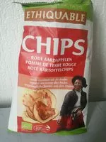चीनी की मात्रा Chips pomme de terre rouge