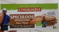 入っている砂糖の量 Spéculoos