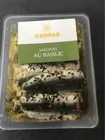 Sucre et nutriments contenus dans Karras