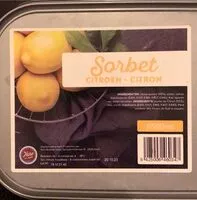 Jumlah gula yang masuk Sorbet citron