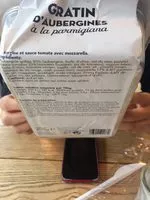 İçindeki şeker miktarı Gratin d'aubergines