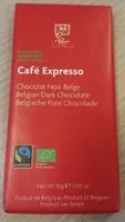 Suhkru kogus sees Chocolat café expresso
