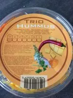 Sucre et nutriments contenus dans Trio hummus