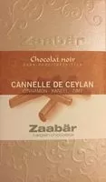 Sucre et nutriments contenus dans Zaabar