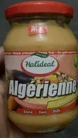 İçindeki şeker miktarı Sauce Algerienne