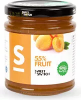 Suhkru kogus sees Sweet Switch Fruchtaufstrich, Aprikose