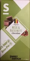 Suhkru kogus sees Milk & Hazelnut