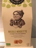 Quantité de sucre dans Biscuits Noisette Nicole Bio Et Sans Gluten