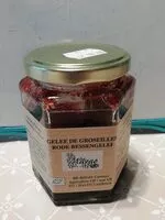 入っている砂糖の量 Gelée de groseille