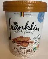 Jumlah gula yang masuk Glace Franklin Belgian speculoos