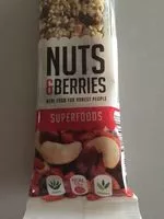 Suhkur ja toitained sees Bar superfoods