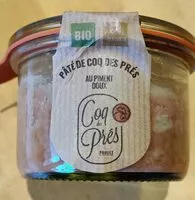 Suhkru kogus sees Pâté de Coq des prés au piment doux