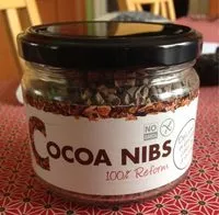 Quantité de sucre dans Cocoa nibs