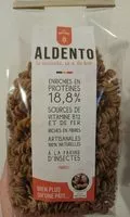 Sucre et nutriments contenus dans Aldento