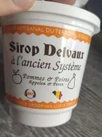 Sucre et nutriments contenus dans Delvaux