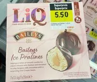 Suhkru kogus sees Baileys Ice Pralines