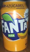 Azúcar y nutrientes en Fanta