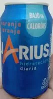 Amount of sugar in Aquarius Naranja