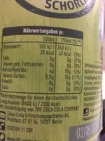 Количество сахара в Lift Apfel Schorle
