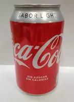 Quantité de sucre dans Coca-Cola Light