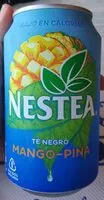Amount of sugar in Té negro frío. Mango-piña
