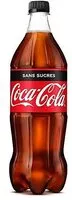 Sokerin määrä sisällä Coca cola 1 litre zero 100da