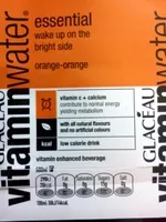 糖質や栄養素が Vitamin water