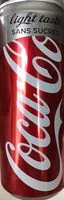 Amount of sugar in Coca cola light
