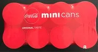 Sucre et nutriments contenus dans Coca cola mini