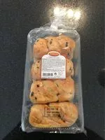 Suhkru kogus sees 8 briochettes aux pepites de chocolat