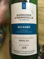 Sucre et nutriments contenus dans Domaines vinsmoselle