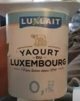 入っている砂糖の量 Yaourt du Luxembourg Abricot 0,1% m.g.