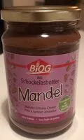 入っている砂糖の量 Schockelasbotter Mandel