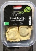 Zuckermenge drin Ravioli Ricotta Epinard et Mozzarella