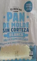 入っている砂糖の量 Pan de molde blanco sin corteza