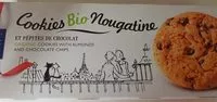 Quantité de sucre dans Cookie bio nougatine et pépites  de chocolat
